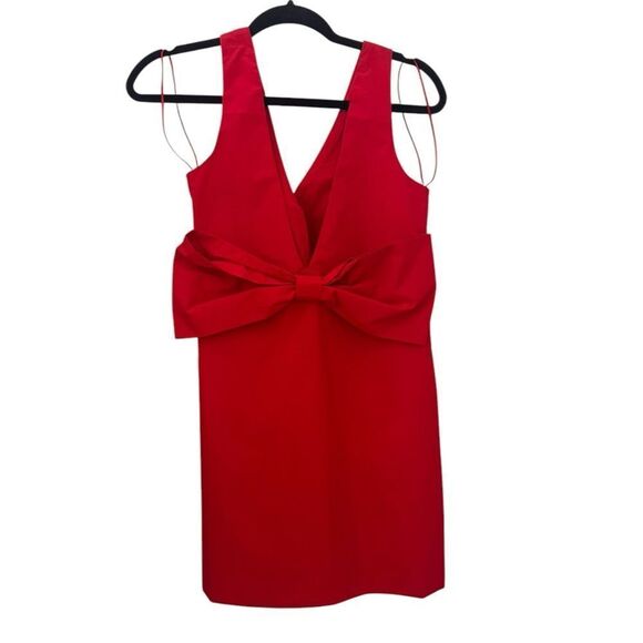 Tuckernuck HYACINTH HOUSE Red Bow Bella Mini Dress XS - Picture 2 of 5